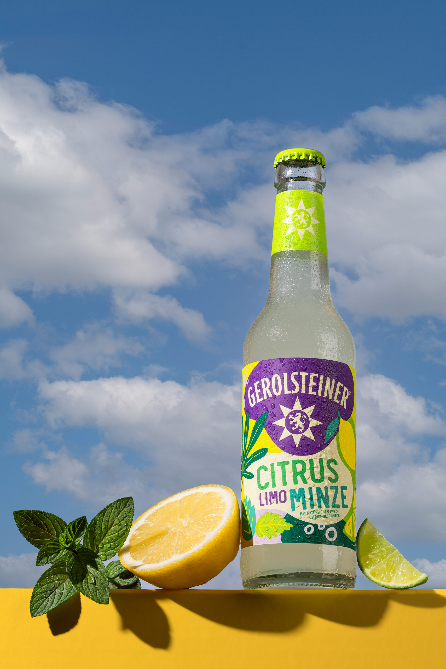 Gerolsteiner-Limo-Citrus-Minze--Produktfoto-Larissa-Günther_Foodfotografie